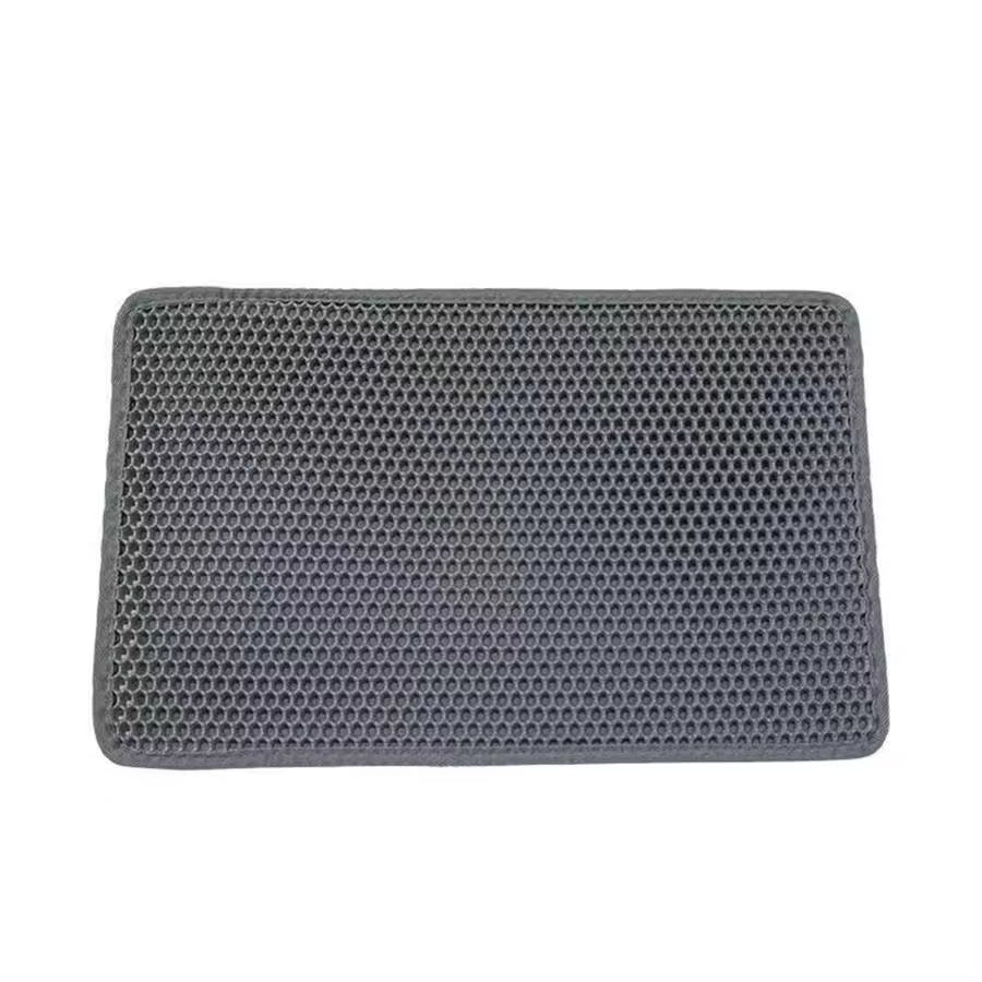 Waterproof Honeycomb Cat Litter Mat - Double Layer Skidproof EVA Design for Easy Clean-Up